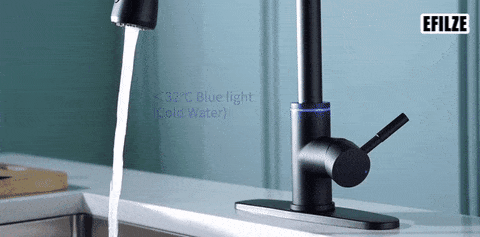 Rotating Sensor Kitchen Faucet for Easy Water Control