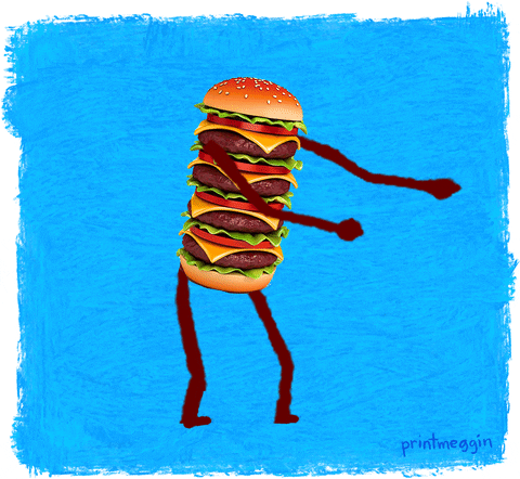Fast Food Floss GIF by megan motown