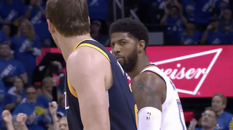 Stare Down Oklahoma City Thunder GIF by ESPN