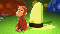 Image result for gif curious george