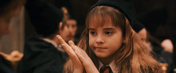 Image result for school hermione gif