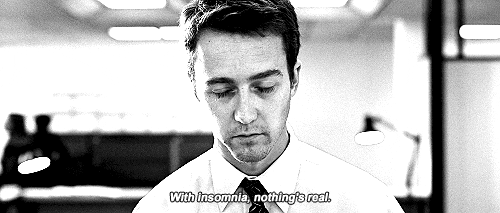 david fincher fight club edward norton insomnia nothing is real