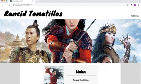 Browse Movies and Go Back to view again in Browser