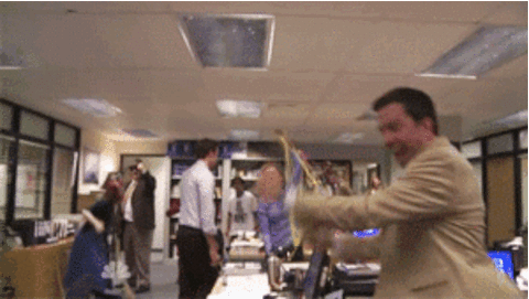 theoffice party animated GIF