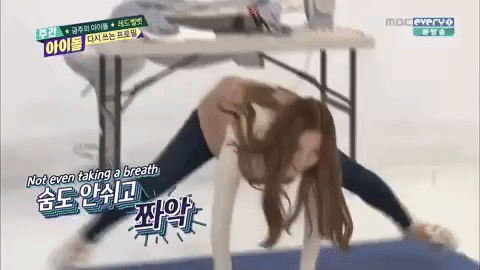 Image result for kpop splits gif