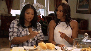 Trina Braxton Food GIF by Braxton Family Values