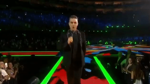 Robbie Williams Brits GIF by BRIT Awards
