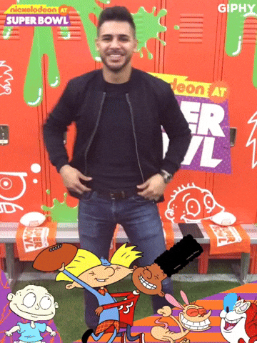 Nickelodeon at Super Bowl nicksb51 rodriguez yair rodriguez el pantera