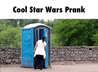 Star Wars Prank in funny gifs