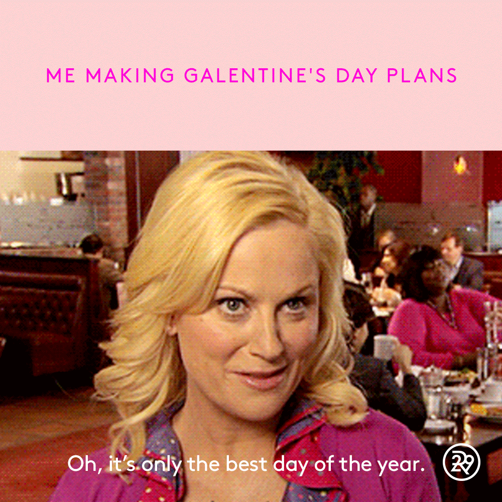 Image result for galentine gif