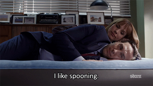 Why do men like spooning