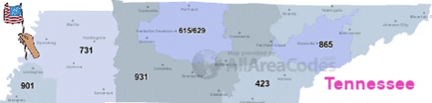 Tennessee Area Codes