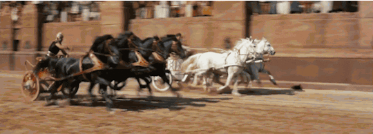 Image result for ben hur chariot race gif