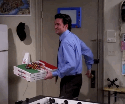 Friends Joey Special Pizza Gif