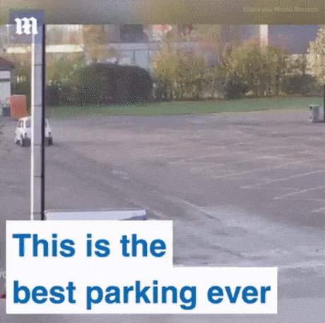 World record for tightest reverse parallel parking in wow gifs