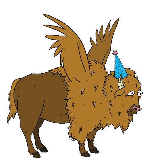 Flying Buffalo Wings Sticker for iOS & Android GIPHY