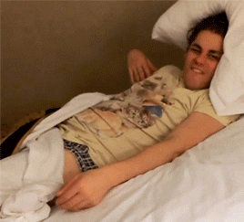 thorgy in bed just being a cutie