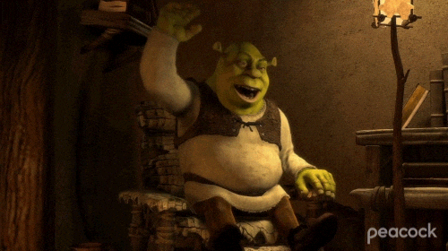 Shrek descansando mientras se da cuenta de que el mejor lugar siempre estuvo en casa junto a todos los que ama.- Blog Hola Telcel