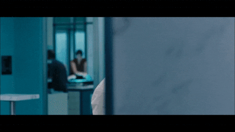 FOMO meaning walter mitty looking behind wall gif