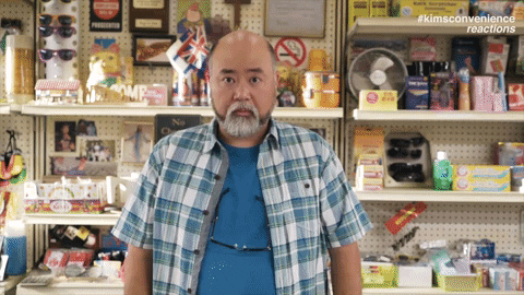 Hold On Popcorn GIF by Kim's Convenience