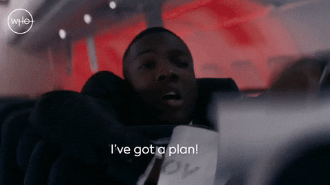 Dr. Who actor on crash landing flight saying "I've got a plan!"