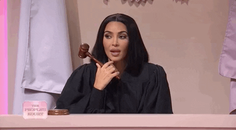 Kim Kardashian Judging You GIF by Saturday Night Live