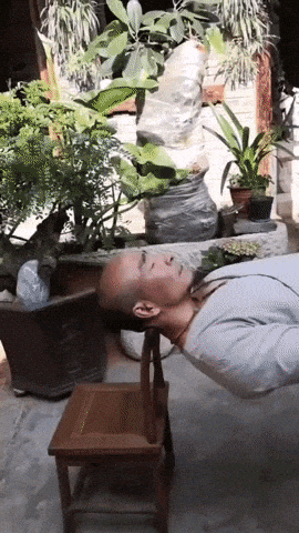 This is how you sleep when you have kung fu in wow gifs