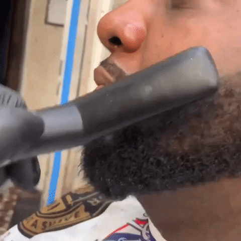 Professional Beard Straightener Heated Electric Brush For Men