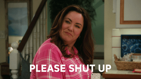 Please Shut Up American Housewife GIF by ABC Network - Find ...