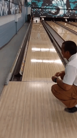Bowling with son in fail gifs