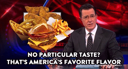 Znalezione obrazy dla zapytania american food gif