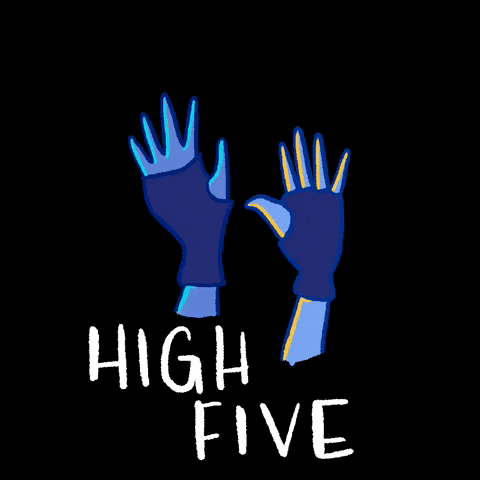 High Five GIF - Find & Share on GIPHY