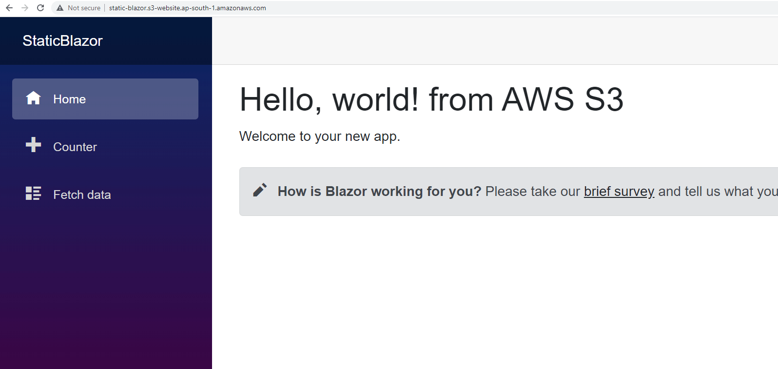 source Deploying Blazor WebAssembly to AWS S3 - Static Website Hosting with AWS + CDN with AWS CloudFront