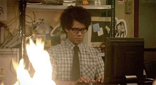 It Crowd Maurice Moss GIF - Find & Share on GIPHY