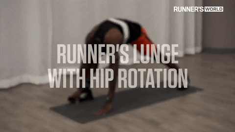 Runner’s Lunge With Hip Rotation