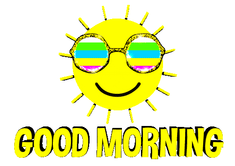 Good Morning Sun Sticker by Omer