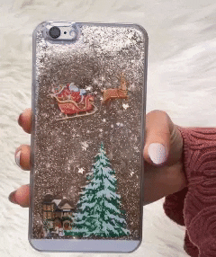 We joyfully offer you a product that will add up an extra Christmas spirit to you and your loved ones. Introducing the Insatsu™ Christmas Snowflake Liquid Glitter iPhone Case!