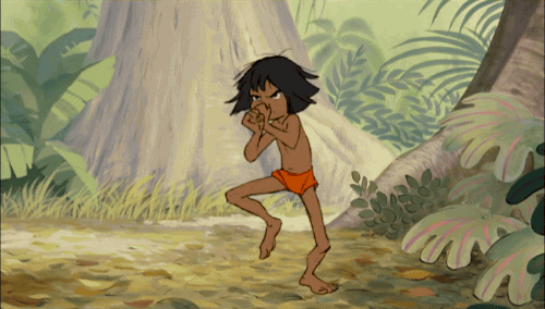 Resultat d'imatges de mowgli gif