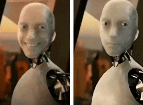 shocked robot reaction