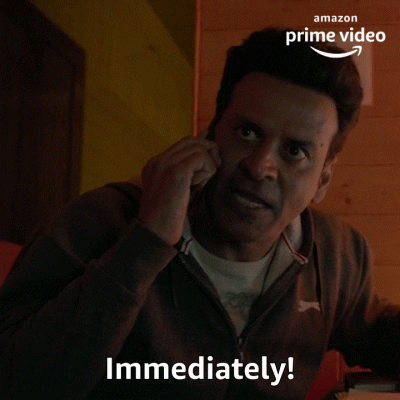 amazon prime panic gif by primevideoin - find & share on giphy