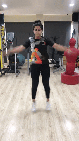 10-Minutes Full Body workout plan from home 5 Jumping Jacks