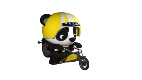 panda riding toy