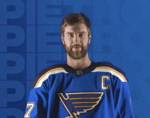 Hockey Player Hello GIF by St. Louis Blues