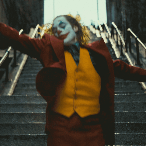Warner Bros Dancing GIF by Joker Movie - Find & Share on GIPHY