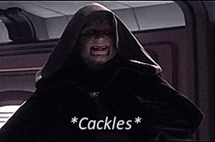 Palpatine Happy GIFs - Find & Share on GIPHY