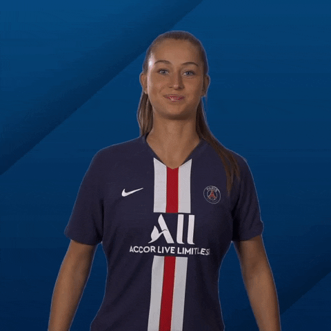 Happy Womens Soccer GIF by Paris Saint-Germain