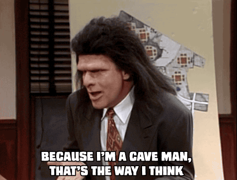 the way caveman thinks