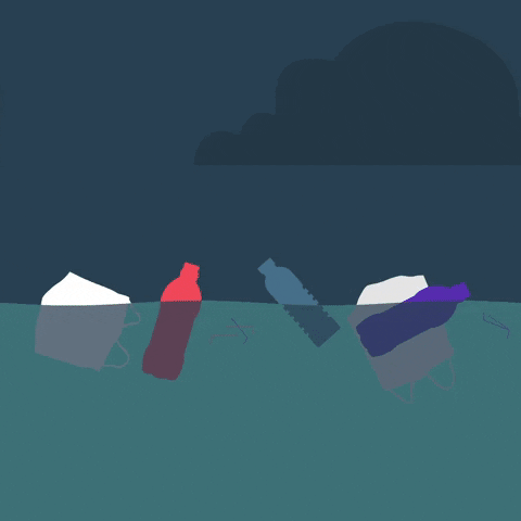 Plastic in the ocean