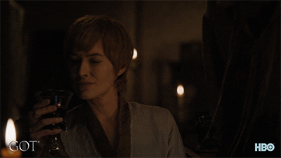 Sipping Cersei Lannister GIF by Game of Thrones