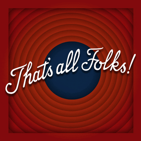 Image result for that's all folks animated gif